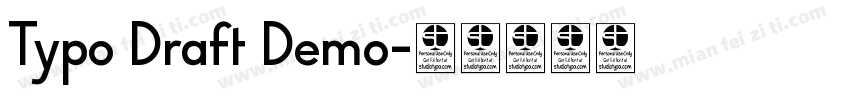 Typo Draft Demo字体转换